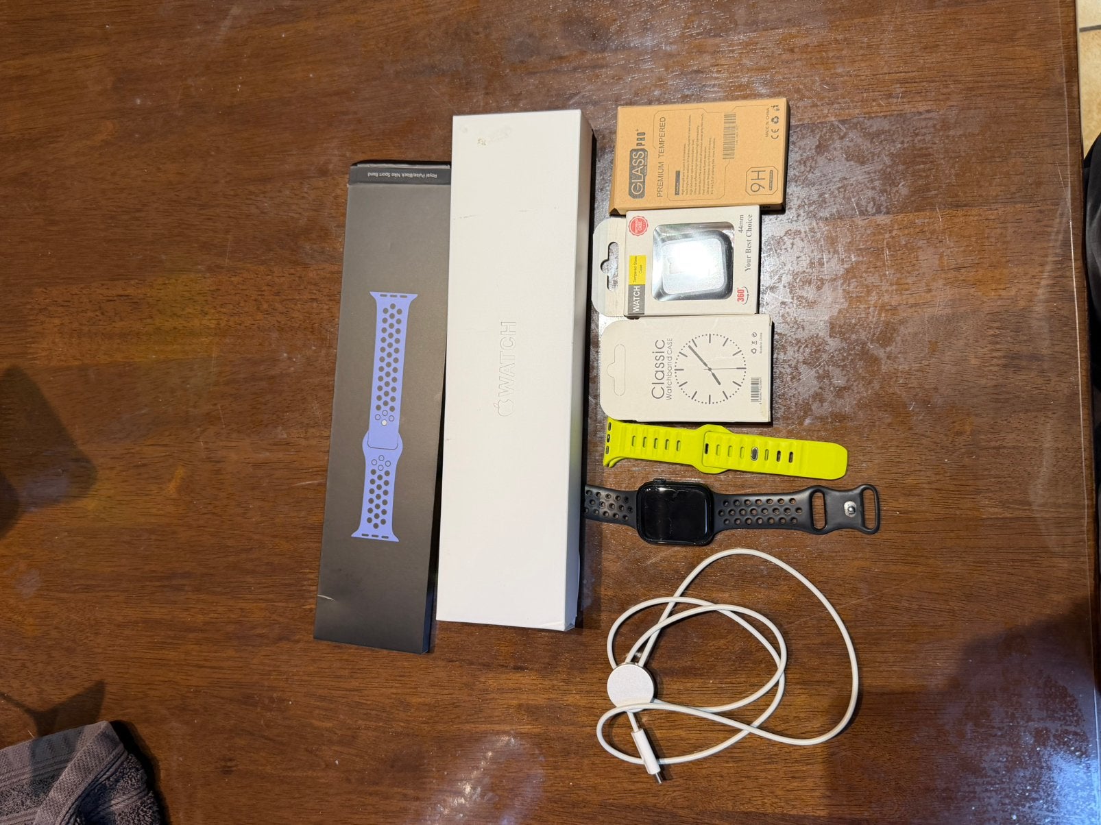 APPLE WATCH SERIES 8 45mm !!, Ophalen, Gebruikt, Stappen, Zwart