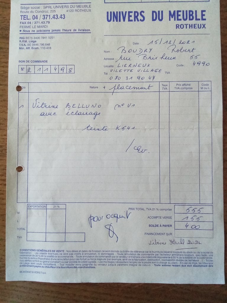 Armoire, 25 à 50 cm, Avec porte(s), Vitrine + éclairage, Comme neuf