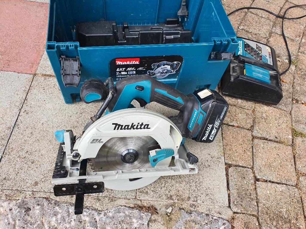 Makita dhs680 18V Cordless Brushless Cirkelzaag 165 mm, Ophalen, Zo goed als nieuw