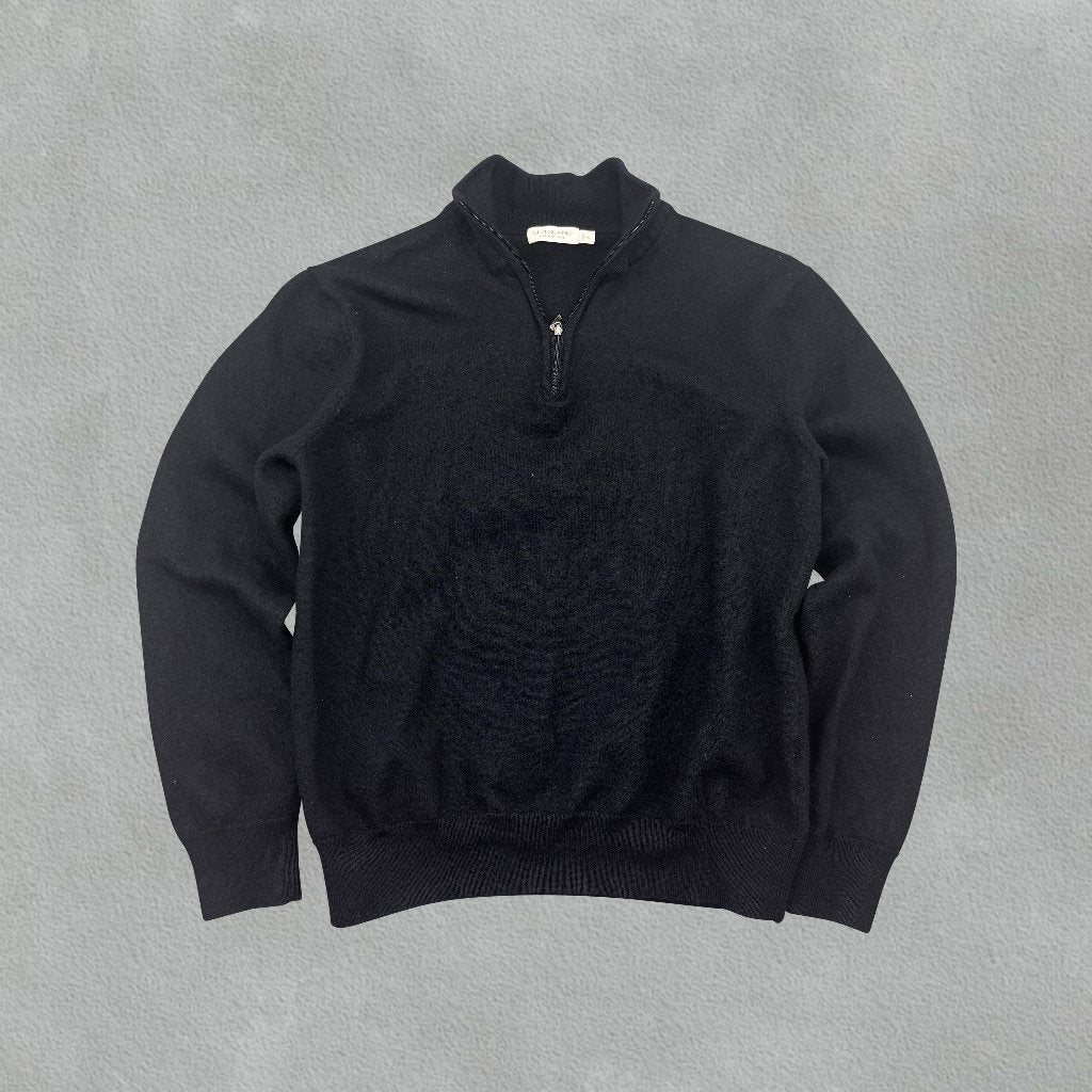 (1237) Navy Suitsupply Half Zip - Men XS - Very Good, Kleding | Heren, Truien en Vesten, Ophalen of Verzenden, Zo goed als nieuw