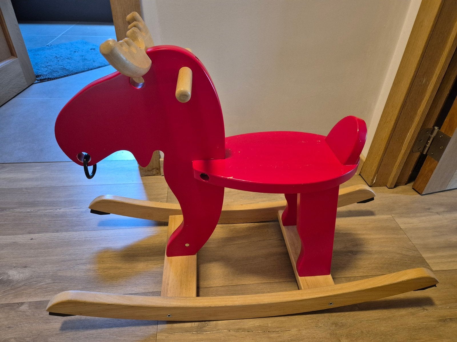 Hobbelpaard eland ikea, Ophalen