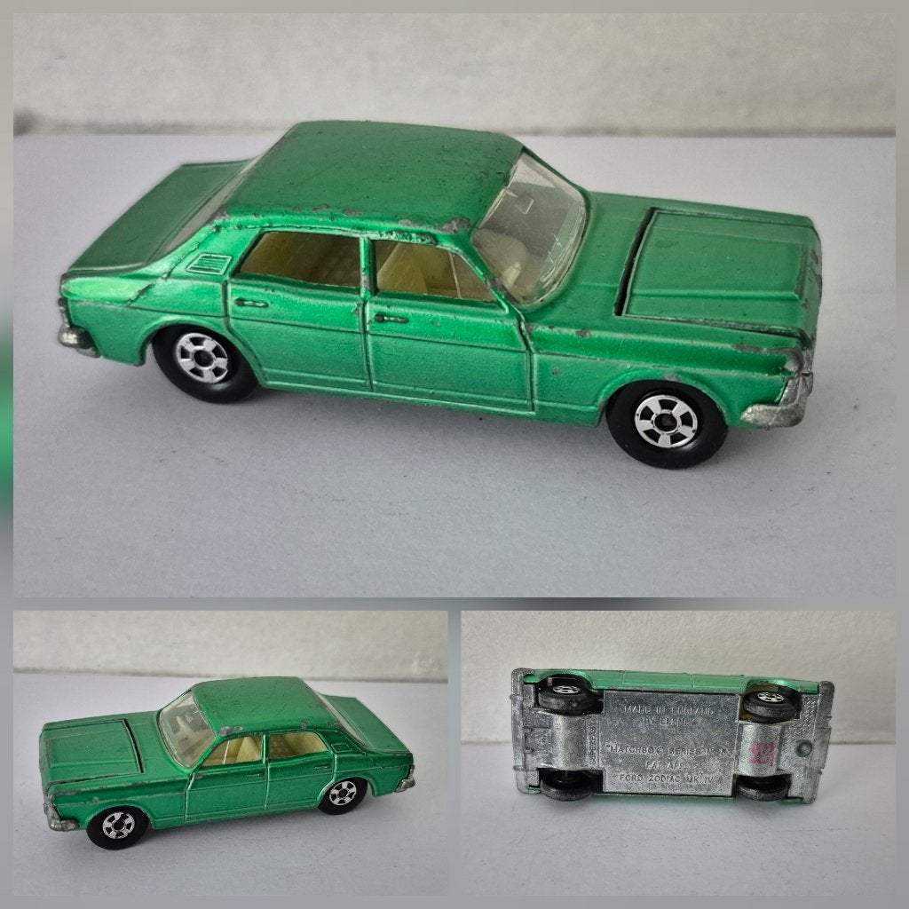 Matchbox SF 53-A ford zodiac Mk IV - 1970, Ophalen of Verzenden, Gebruikt, Auto