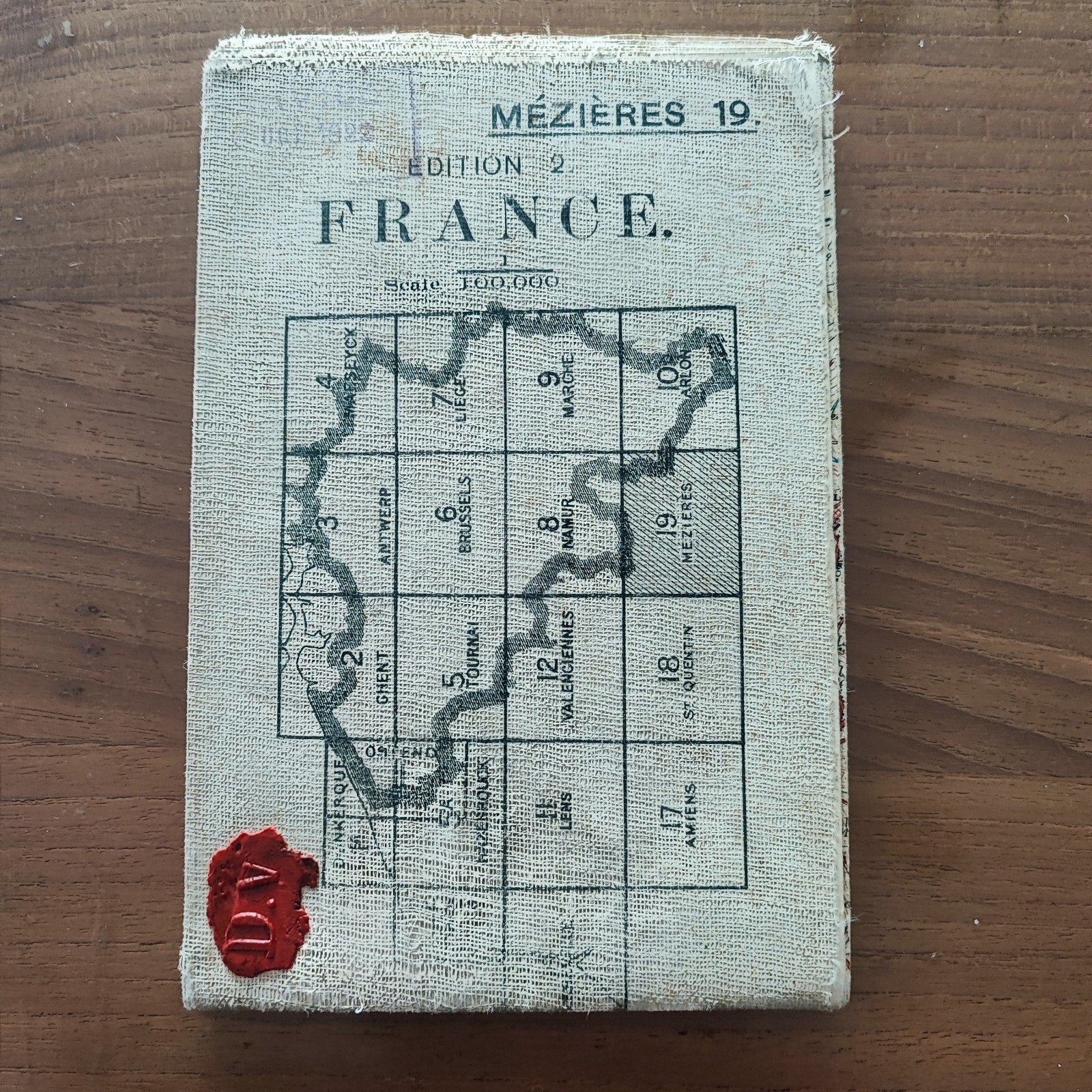Carte de la Première Guerre mondiale par Mézières, France, é, Collections, Enlèvement ou Envoi