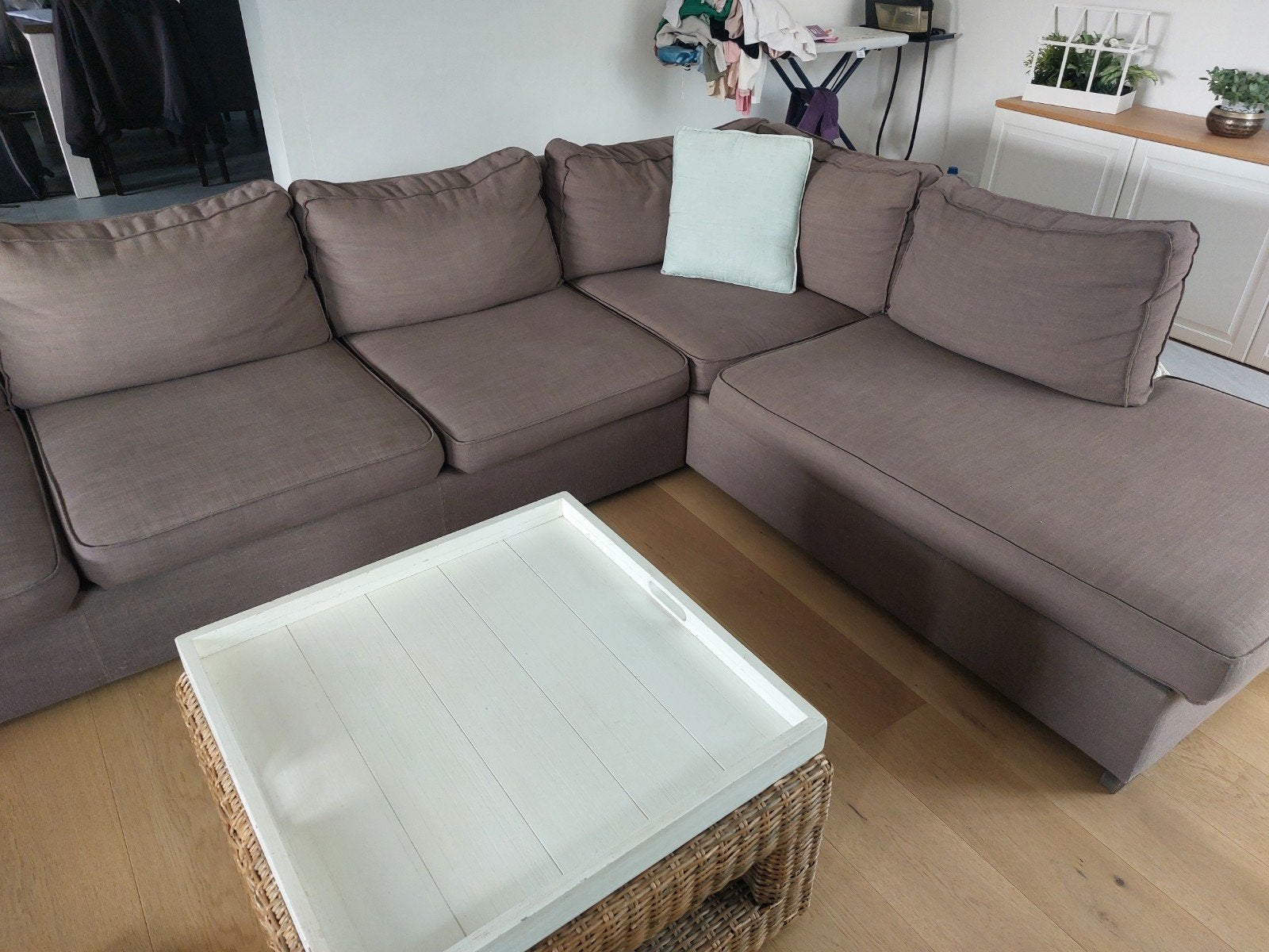 Très beau ensemble canapé - table style lounge - H&H, Maison & Meubles, Enlèvement