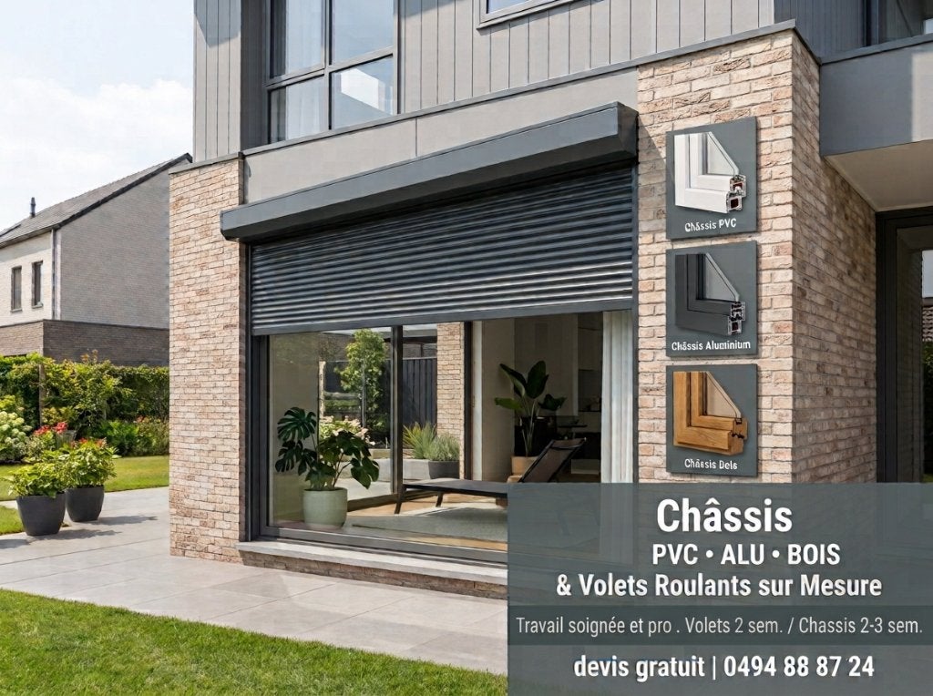 Châssis PVC, Alu & Bois – Qualité et Prix correct, Bricolage & Construction, Châssis & Portes coulissantes, Enlèvement ou Envoi