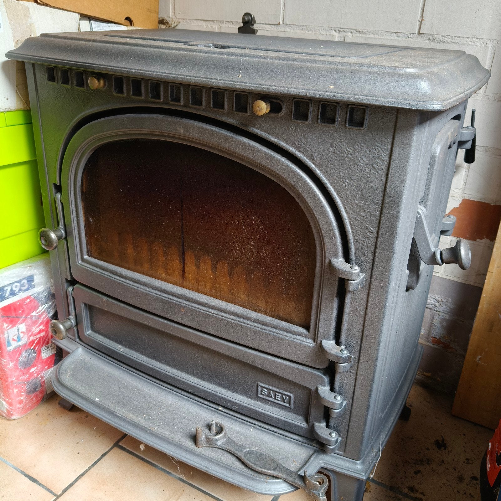 kachel, Huis en Inrichting, Ophalen, Hout, Kolenkachel