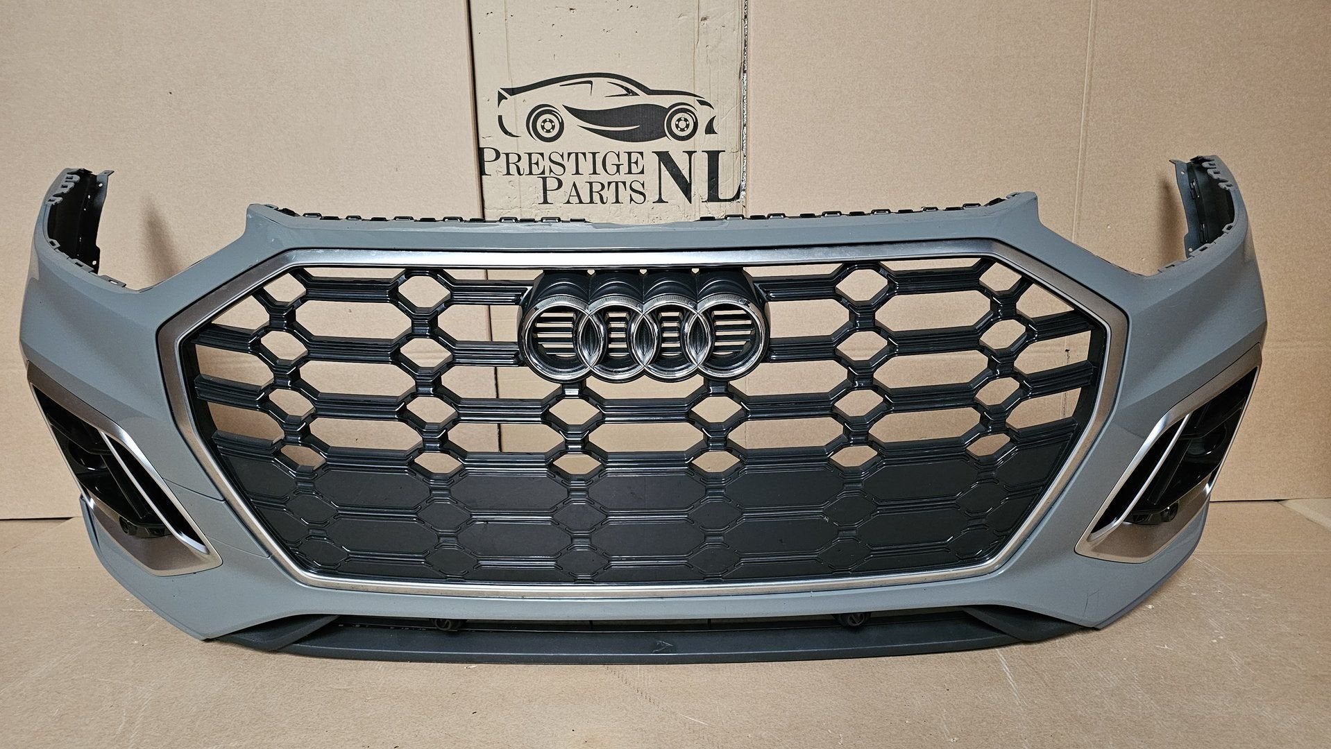 Voorbumper Audi Q5 80A Facelift S-Line Origineel Bumper PDC, Auto-onderdelen, Gebruikt, -, Voor, Ophalen of Verzenden