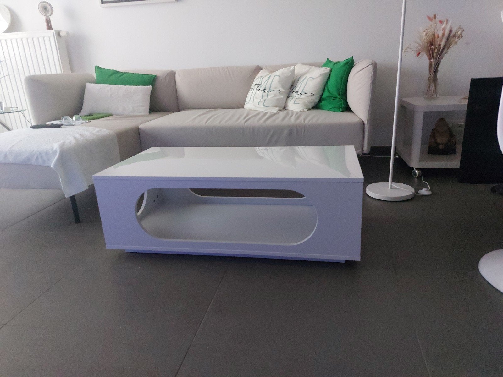 Witte nieuwe salontafel te koop !, Enlèvement