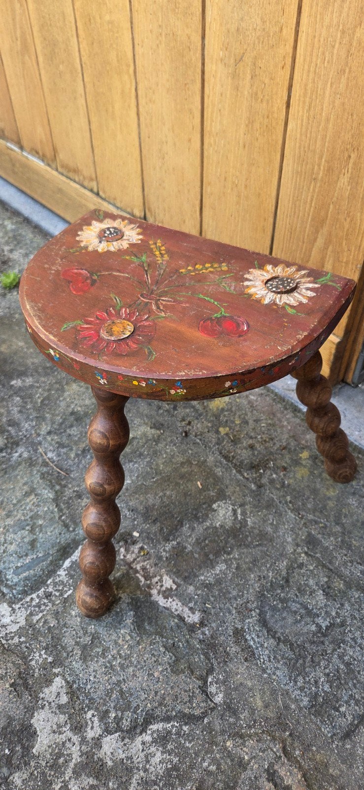 Vintage krukje met bloemendecoratie, Antiek en Kunst, Ophalen of Verzenden