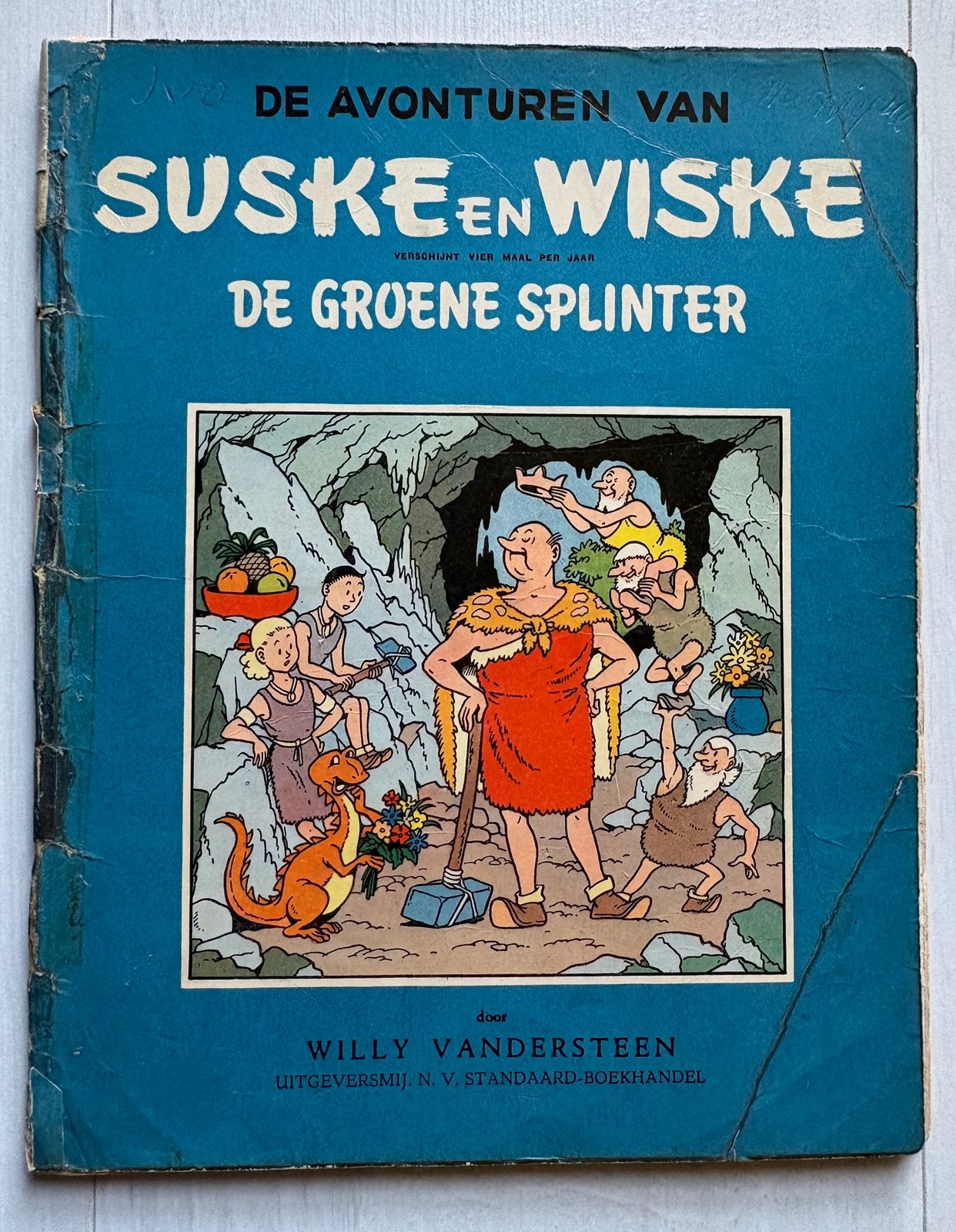 Suske en Wiske blauwe reeks 7 De Groene Splinter, Boeken, Stripverhalen, Ophalen of Verzenden, Gelezen