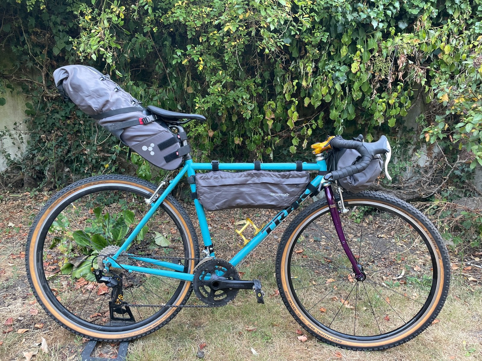 Bikepacking tassenset Geosmina, Sport en Fitness, Overige Sport en Fitness, Ophalen of Verzenden, Zo goed als nieuw