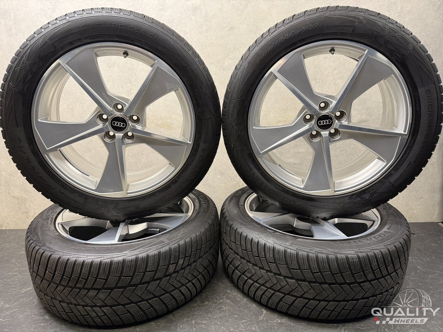 20” Audi Q7, SQ7 2015+, Volkswagen Touareg Velgen + Banden 2, Auto-onderdelen, Banden en Velgen, Gebruikt, -, 285 mm, -