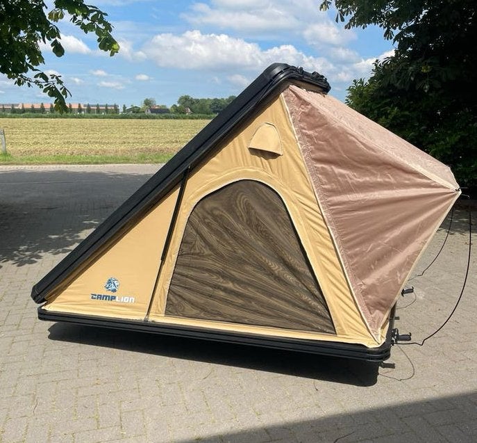 CAMPLION Hardshell Daktent + isolatie + ladder + Garantie, Caravans en Kamperen, Ophalen of Verzenden, Nieuw, Tot en met 2