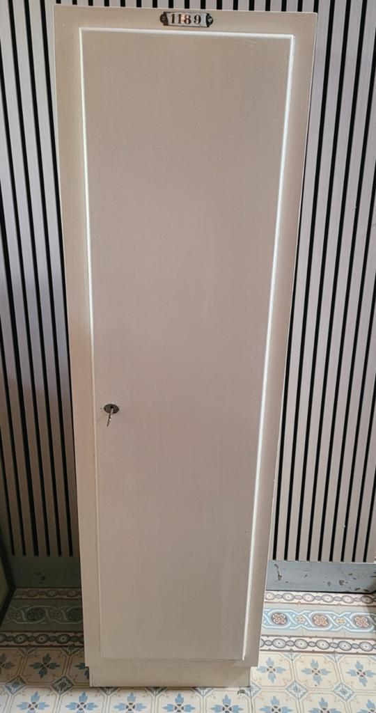 Vintage keukenkast met emaille plaat, Huis en Inrichting, Ophalen