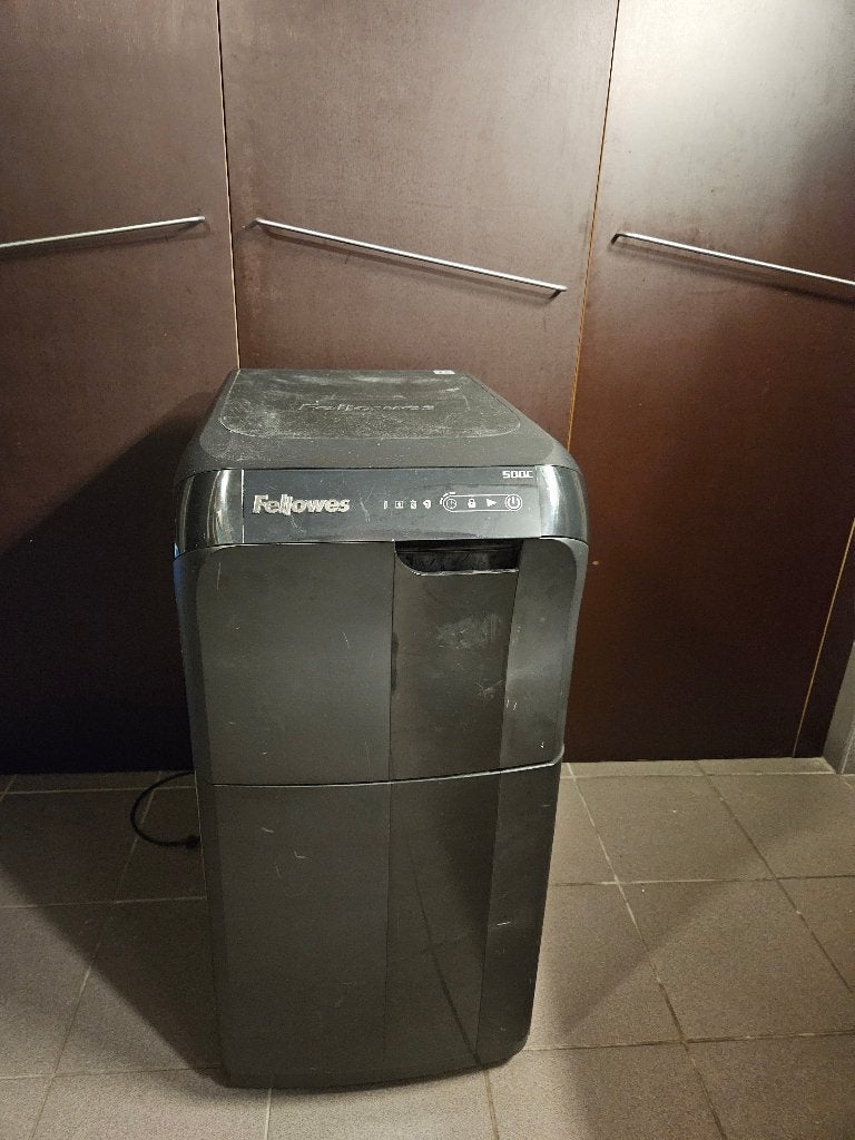 Papierversnipperaar Fellowes Model 500C, Diversen, Ophalen, Gebruikt