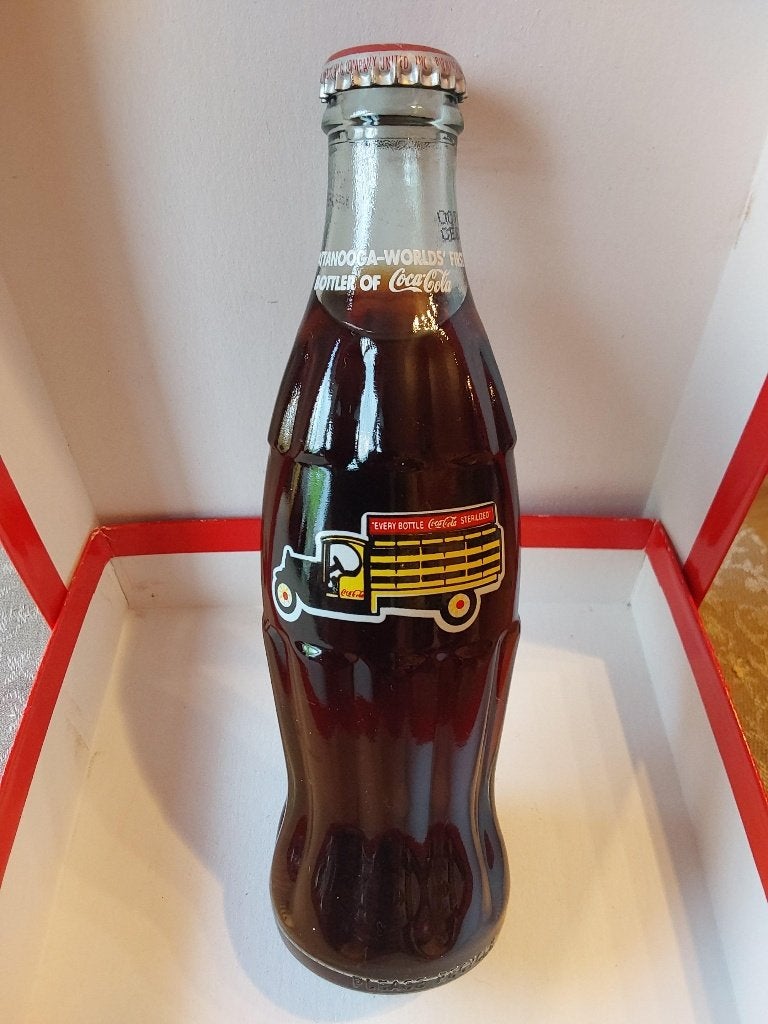 FLES CHATTANOOGA-WORLDS FIRST BOTTLER OF COCA COLA, Verzamelen, Ophalen of Verzenden, Zo goed als nieuw, Gebruiksvoorwerp