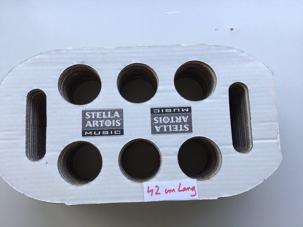 14 draagtrays in karton van Stella Artois en meer, Verzamelen, Ophalen of Verzenden, Zo goed als nieuw, Stella Artois