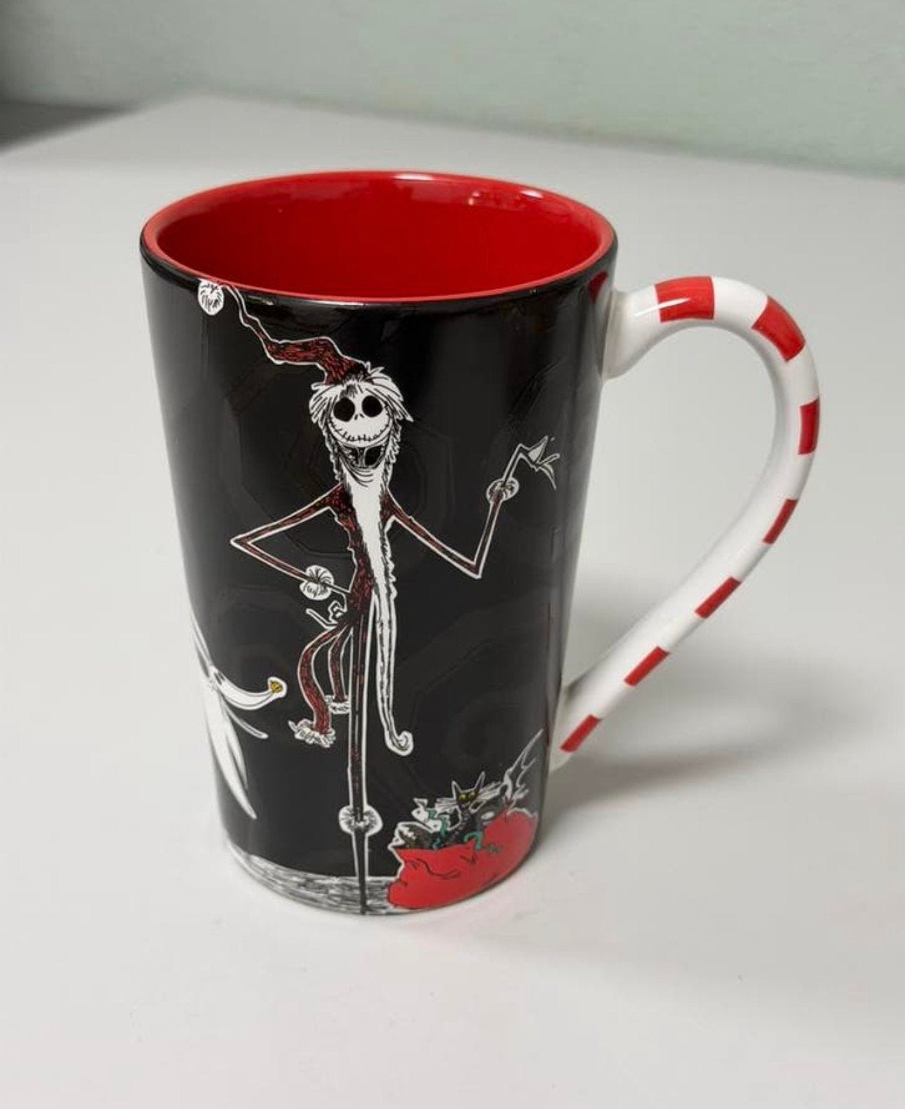Disney Nightmare Before Christmas mok kom mug ultra-zeldzaam, Verzamelen, Disney, Ophalen of Verzenden, Zo goed als nieuw, Servies