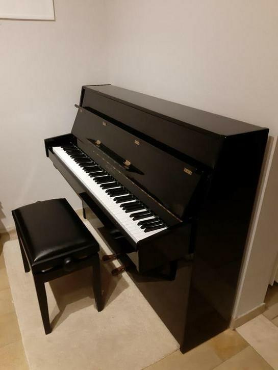 Piano Roth & Junius zwart, Muziek en Instrumenten, Piano's, Zwart, Ophalen