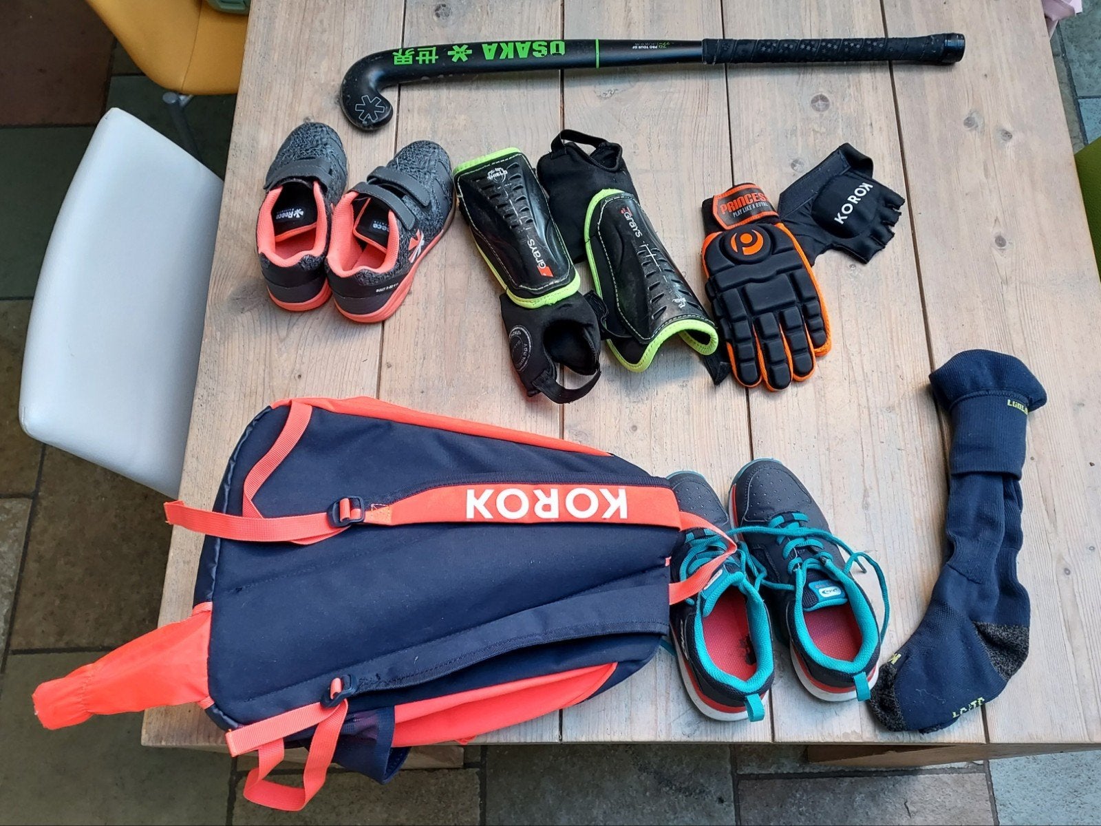 ensemble de démarrage complet pour le hockey, Sports & Fitness, Hockey, Enlèvement, Utilisé, Stick