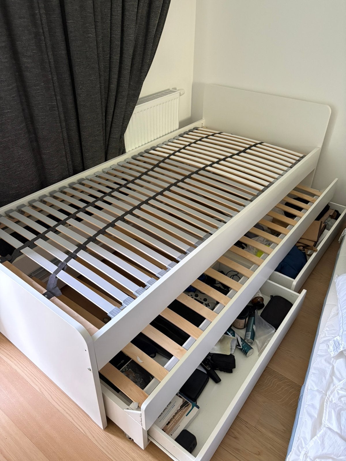 Lit et sous lit avec rangement (IKEA), Maison & Meubles, Enlèvement, Comme neuf