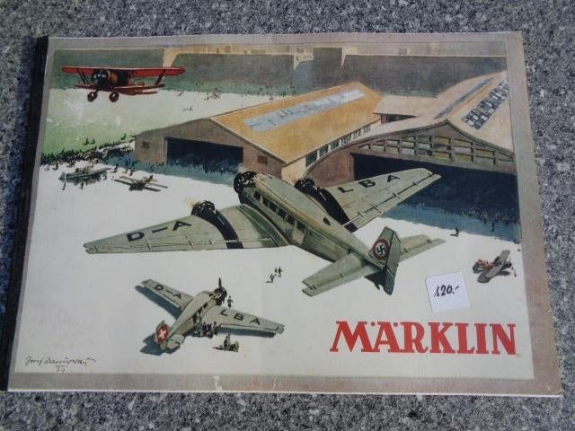 WO2 Marklin catalogus van Duitse vliegtuigen, bouwpakket, Ophalen of Verzenden, Zo goed als nieuw, Vliegtuig, Overige merken