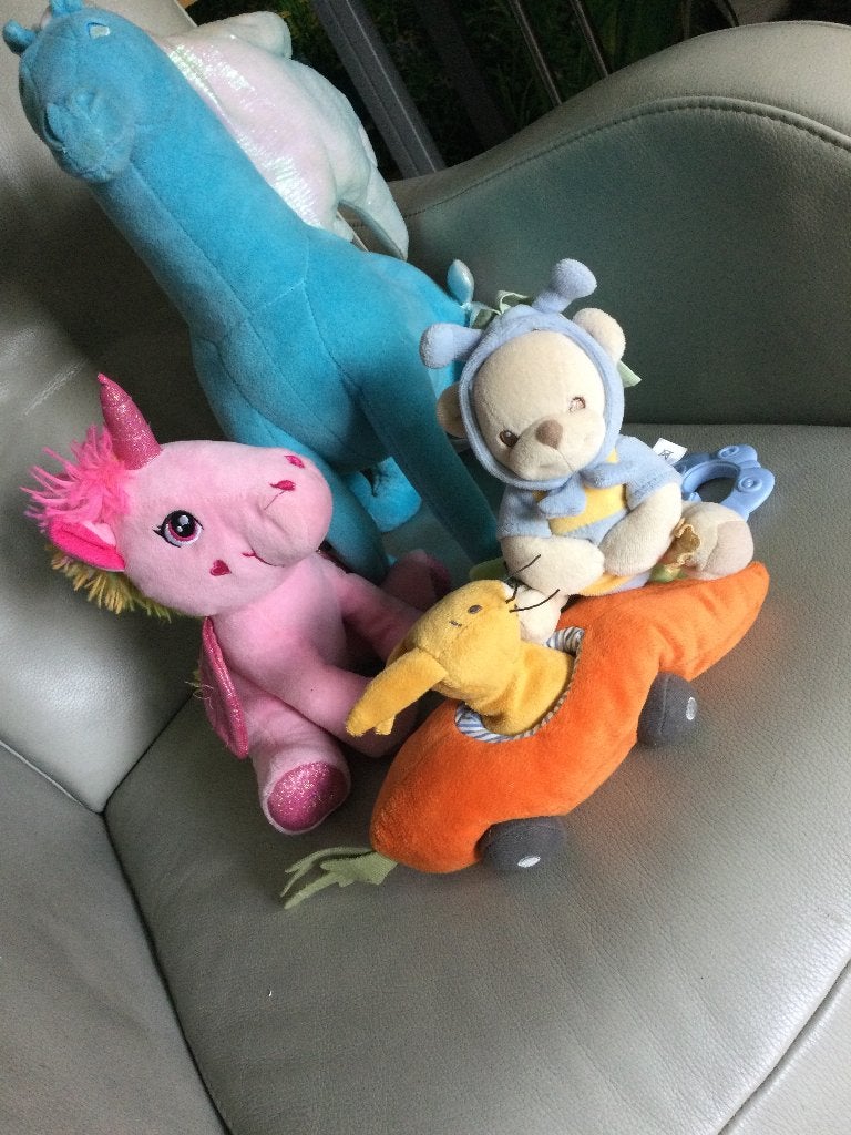 PELUCHES"DISNEY"FIZZY"FICHERPRICE(MUSICAL)", Bleu, Disney, Moyen (20 à 80 cm), Utilisé