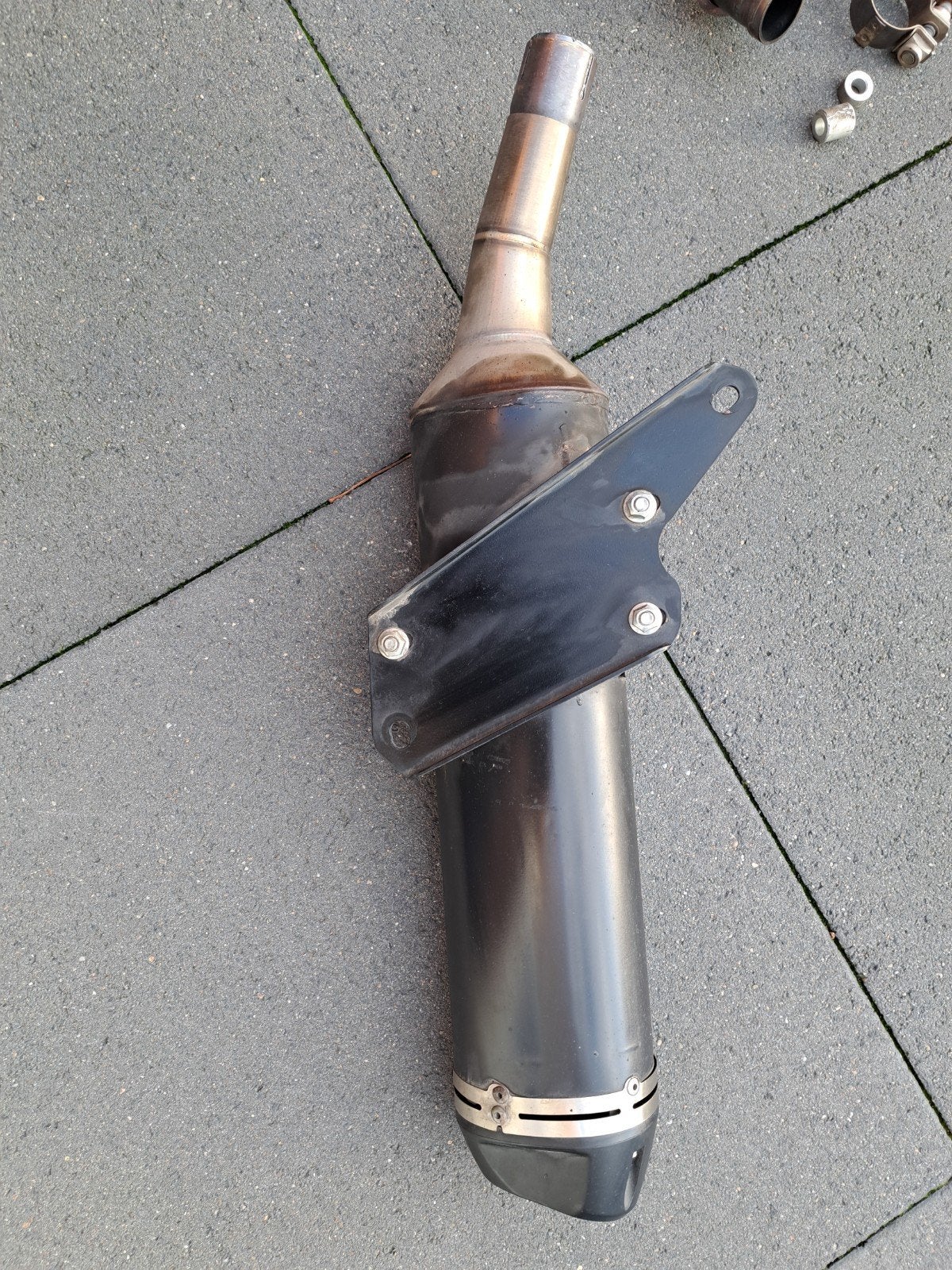 mooie Akrapovic uitlaat Vespa 300, Motoren, Ophalen of Verzenden