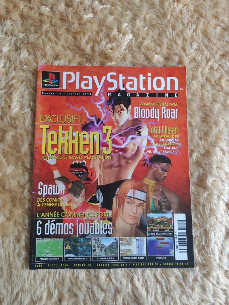 PlayStation Magazine N16 01/1998 Tekken 3  Bloody Roar  GTA, Ophalen of Verzenden, Gelezen, Divers auteurs