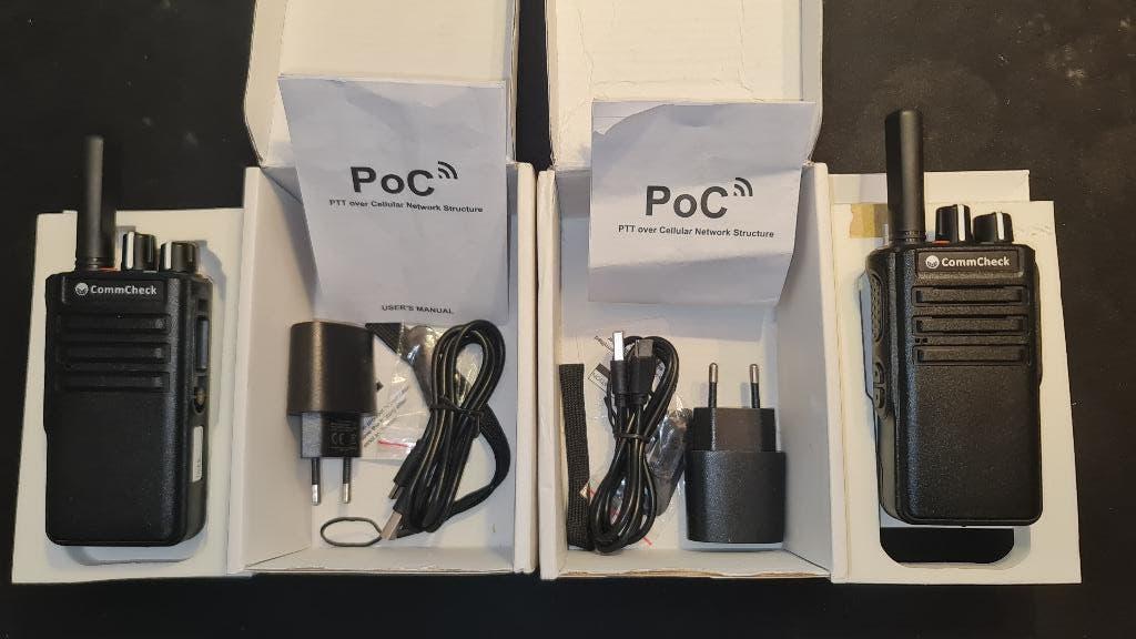 POC portofoons nieuw in doos, 15 km ou plus, Avec clip de ceinture, Enlèvement, Neuf