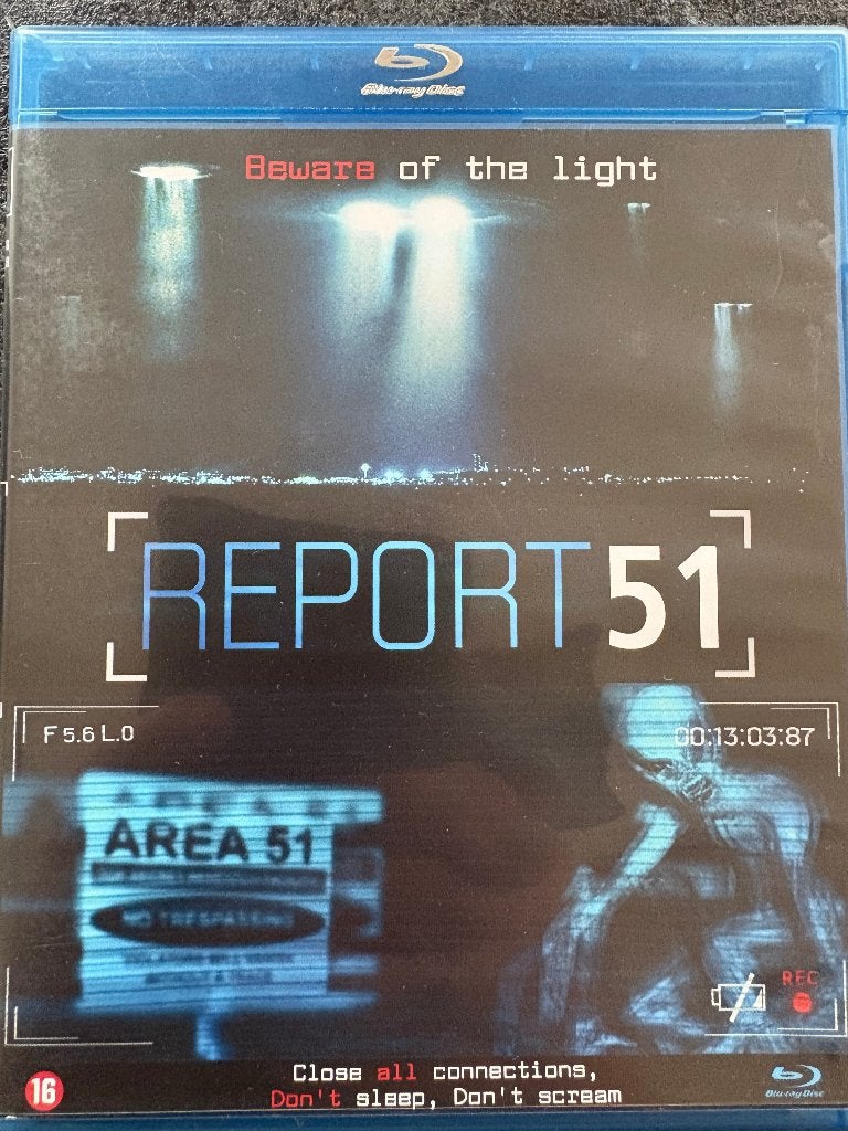 Report 51 Blu-ray, CD & DVD, Blu-ray, Enlèvement ou Envoi, Anglais, Horreur, Film