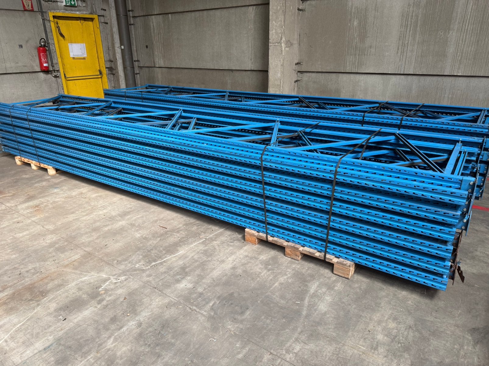 Palletstelling zeer sterk en mooi materiaal, Zakelijke goederen, Kantoor en Winkelinrichting | Magazijn, Stelling en Opslag, Ophalen