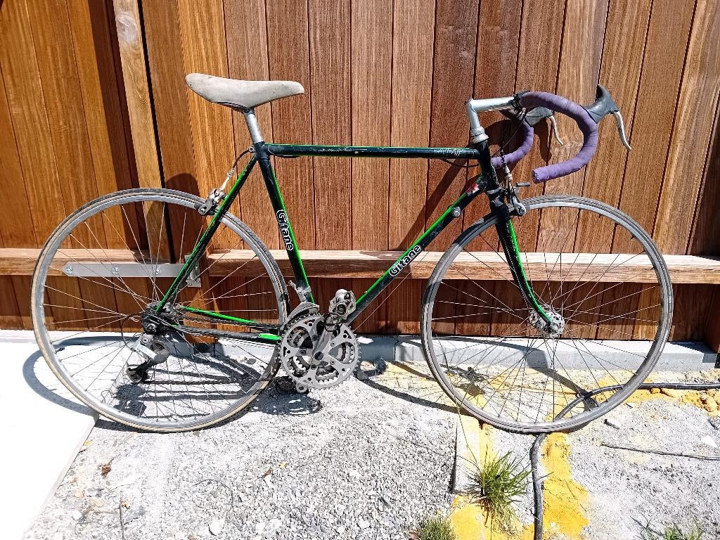 Vélo de course ou vélo de route vintage Gitane taille 54, 51 à 55 cm, Enlèvement, Frein sur jante, Années 60 ou plus récent