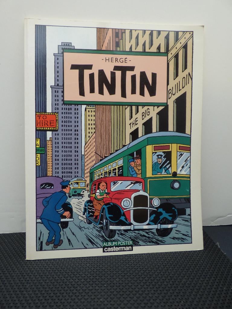 Tintin album de 21 posters 1986, Enlèvement ou Envoi, Neuf