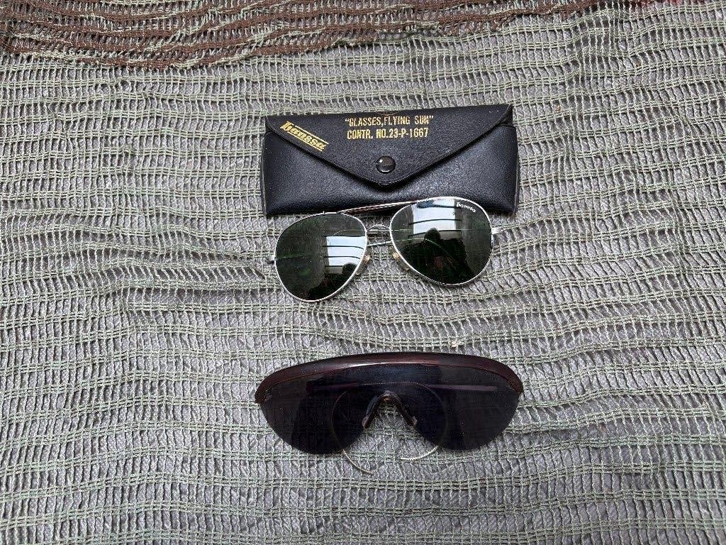 Original WW2 US ARMY POLAROID SUNGLASSES, Collections, Envoi, Armée de terre, Autres types