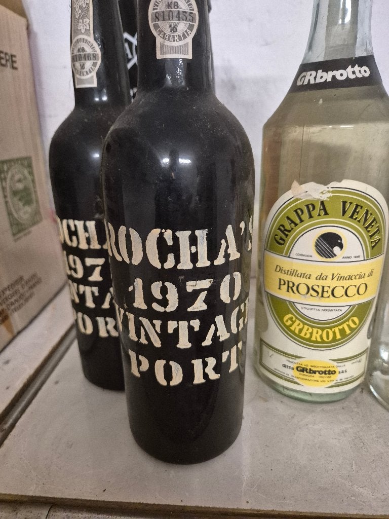 2 flessen Rocha's 1970 Vintage Port, Enlèvement