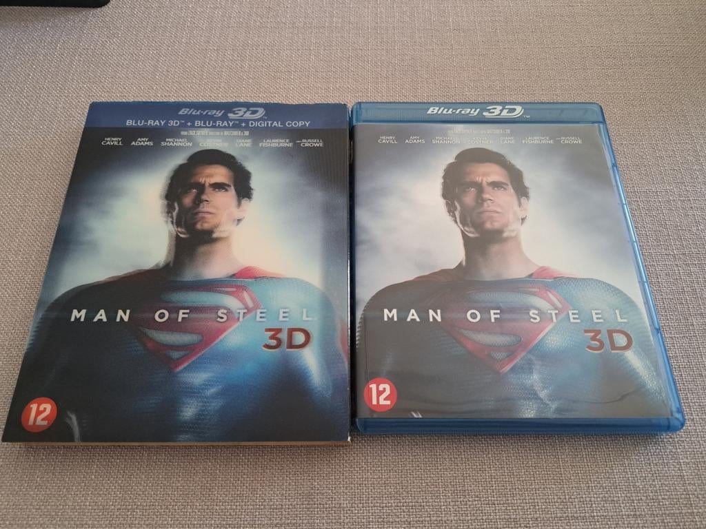 Blu ray man of steel 3d, Cd's en Dvd's, Ophalen, Zo goed als nieuw, Actie