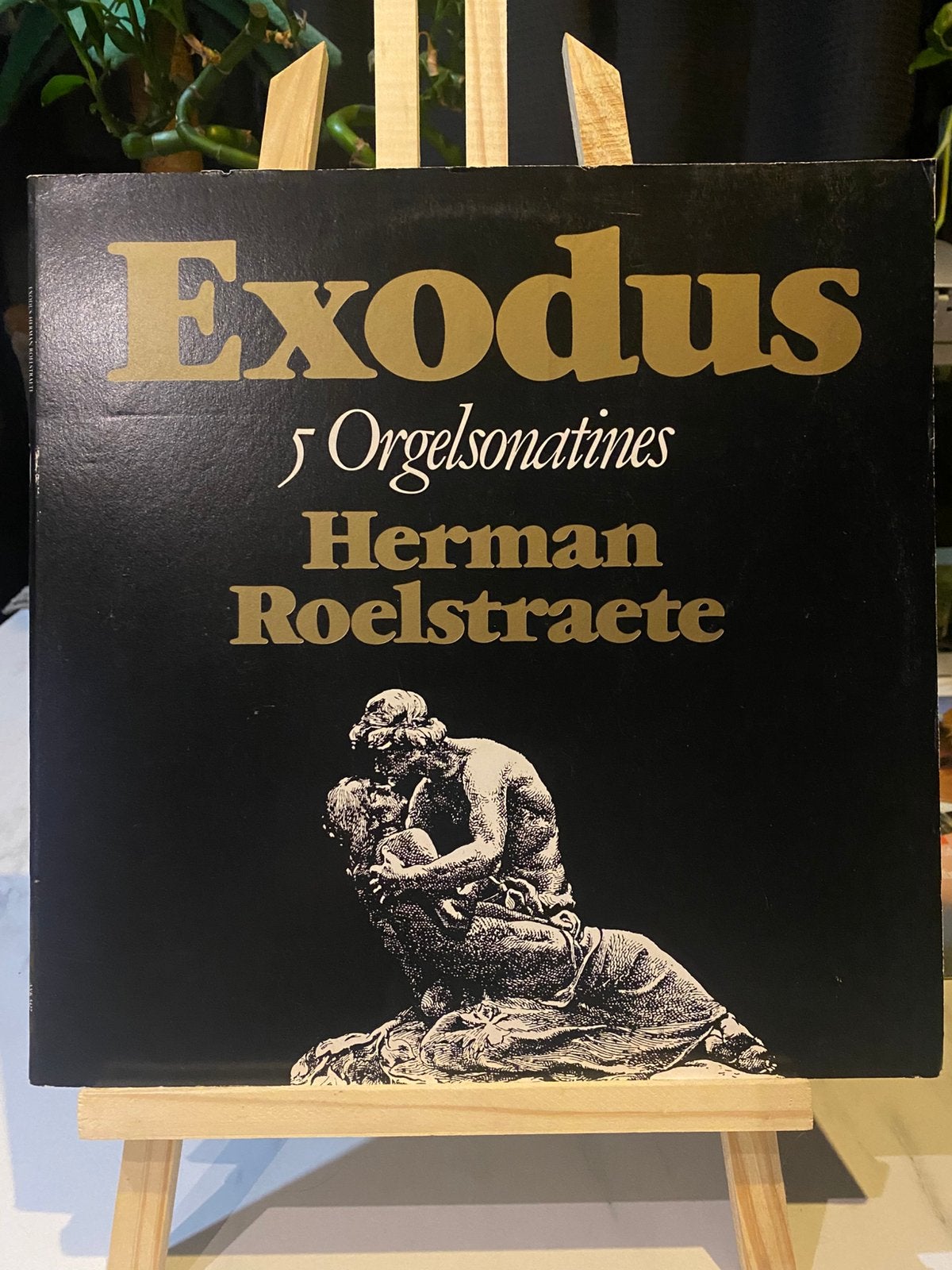 LP Exodus - 5 orgelsonatines - Herman Roelstraete, Enlèvement ou Envoi, Comme neuf, LP