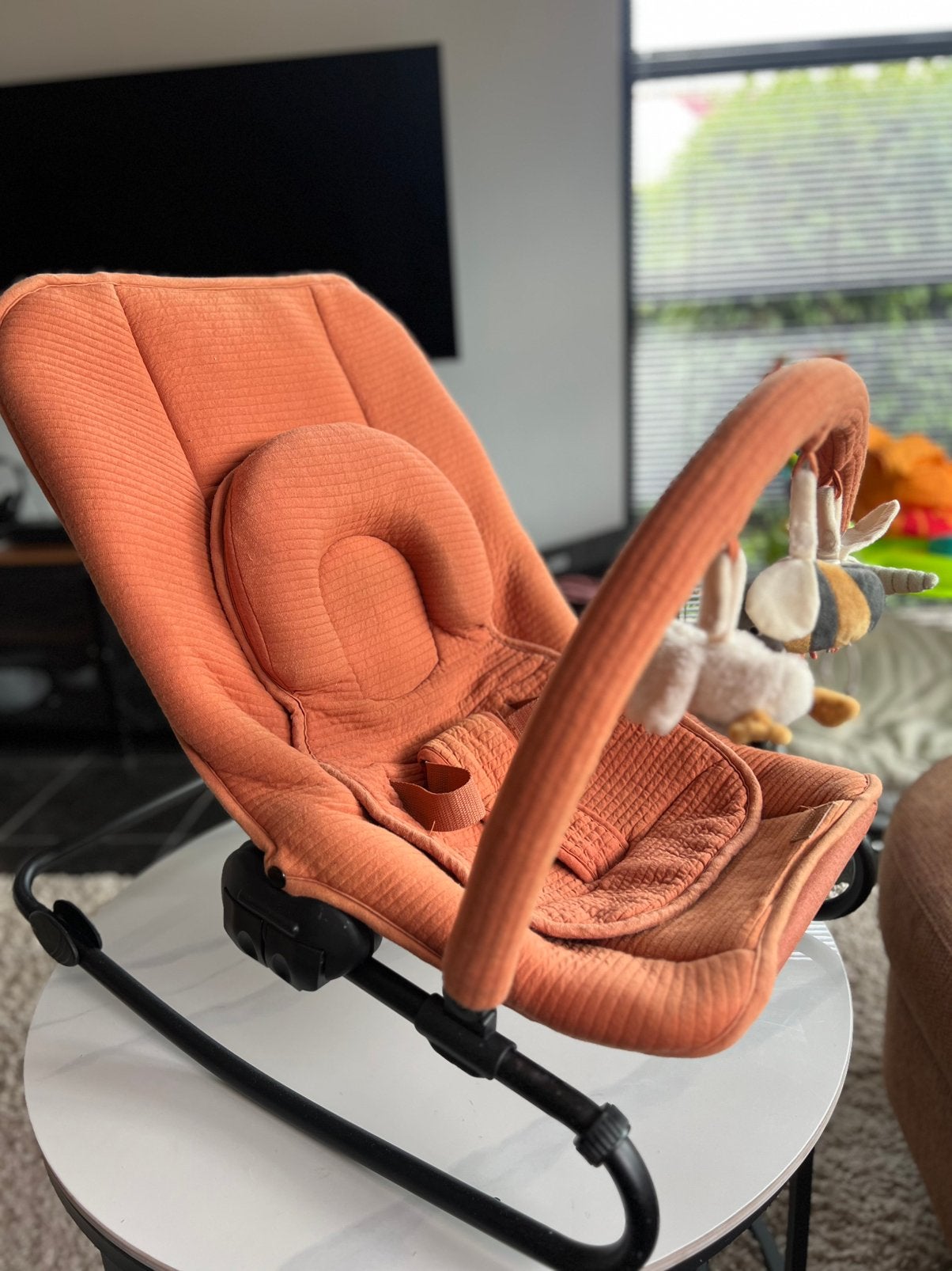 Transat Little Dutch pour bébé, orange, Enfants & Bébés, Autres marques, Enlèvement, Utilisé, Avec ceinture(s)