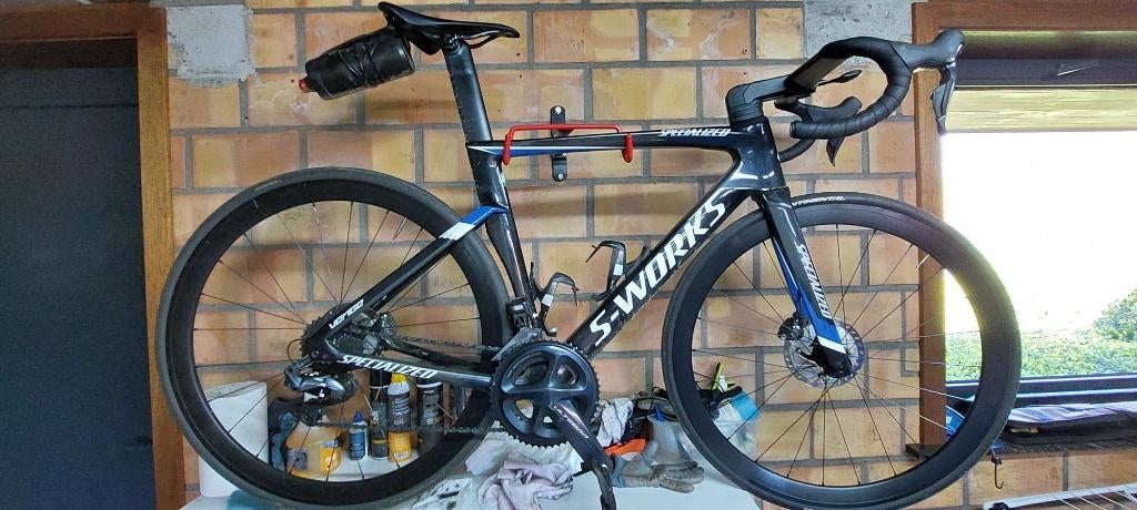 Koersfiets S-Works Venge DI2 Disc Maat 54, Fietsen en Brommers, Fietsen | Racefietsen, Gebruikt, Heren, Carbon, 53 tot 57 cm, Ophalen