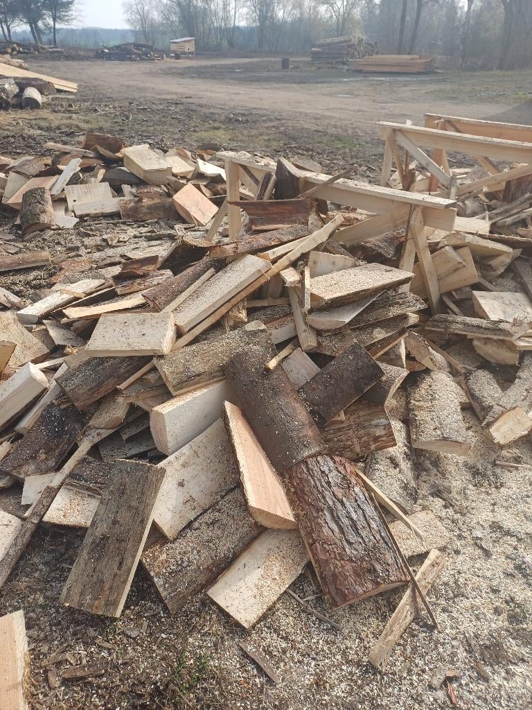 Bois chauffage, Dèche scierie, 3 à 6 m³, Enlèvement, Autres essences de bois