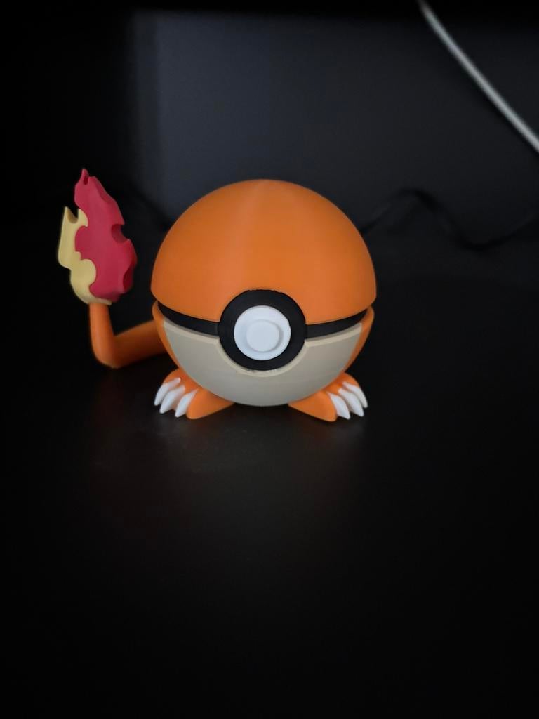 3D printed Pokéball Charmander, Ophalen of Verzenden, Nieuw, Overige typen