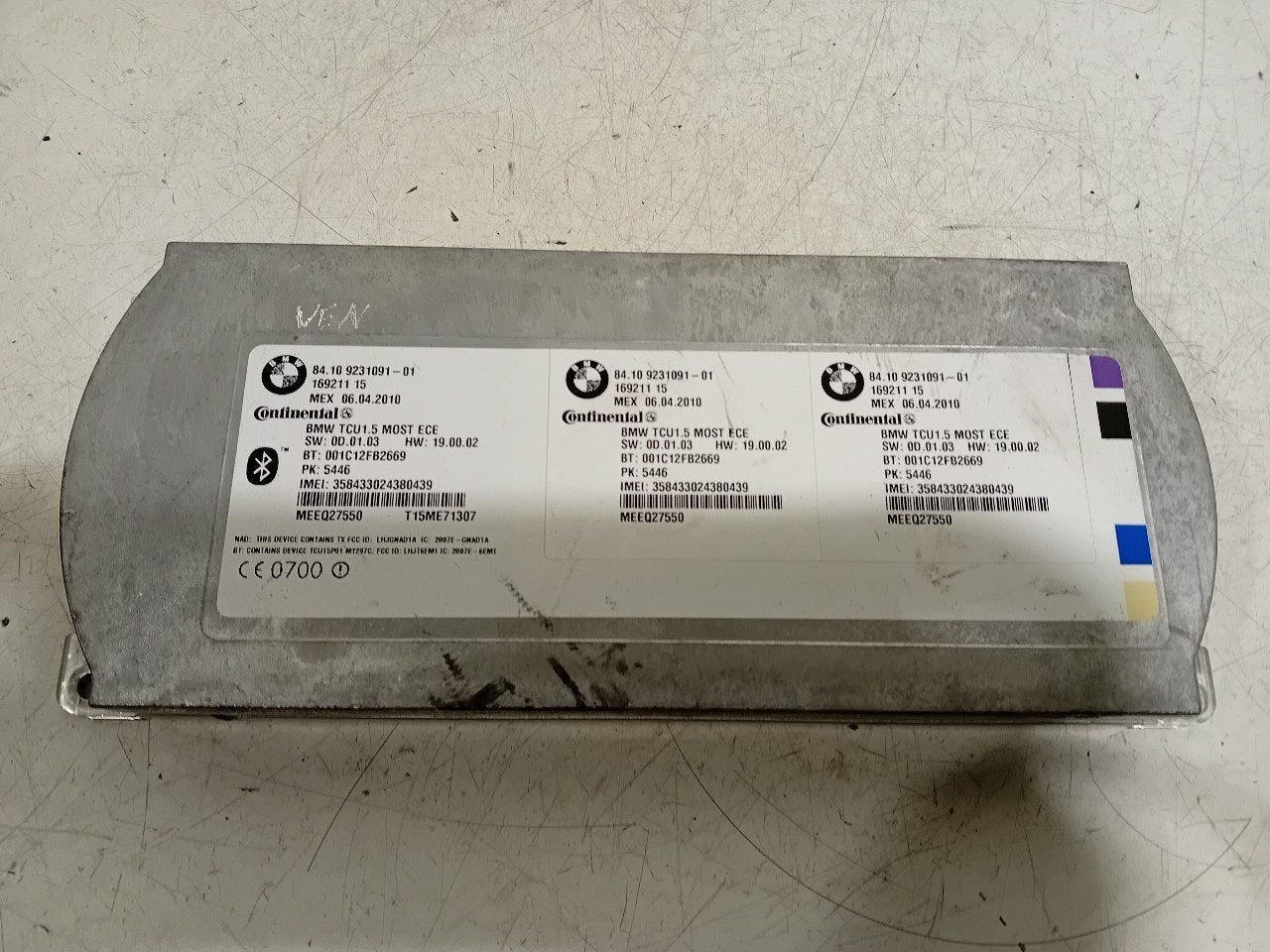 Bluetooth control module BMW 5 serie, Enlèvement ou Envoi, Van der Ven Autorecycling B.V., Onderdelen@venauto.nl, Ettenseweg 76, 4706 PB Roosendaal, The Netherlands