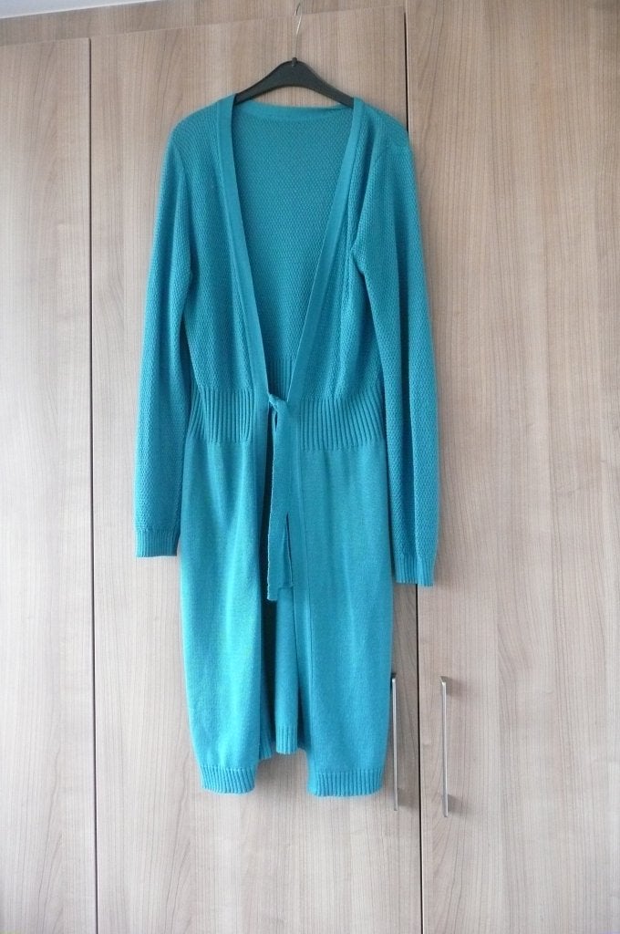 Petrolkleurige gilet Mylène (K718), Blauw, Mylène, Maat 42/44 (L), Ophalen of Verzenden