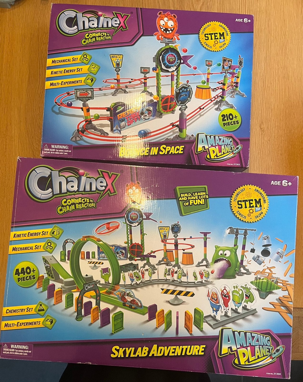 Chainex STEM experimenteerdozen, Enlèvement, Utilisé