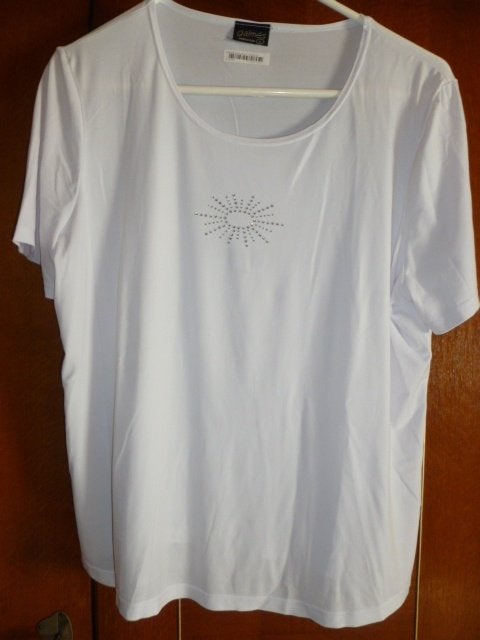 Grote maten, witte t-shirt, xxl, Kleding | Dames, Ophalen of Verzenden