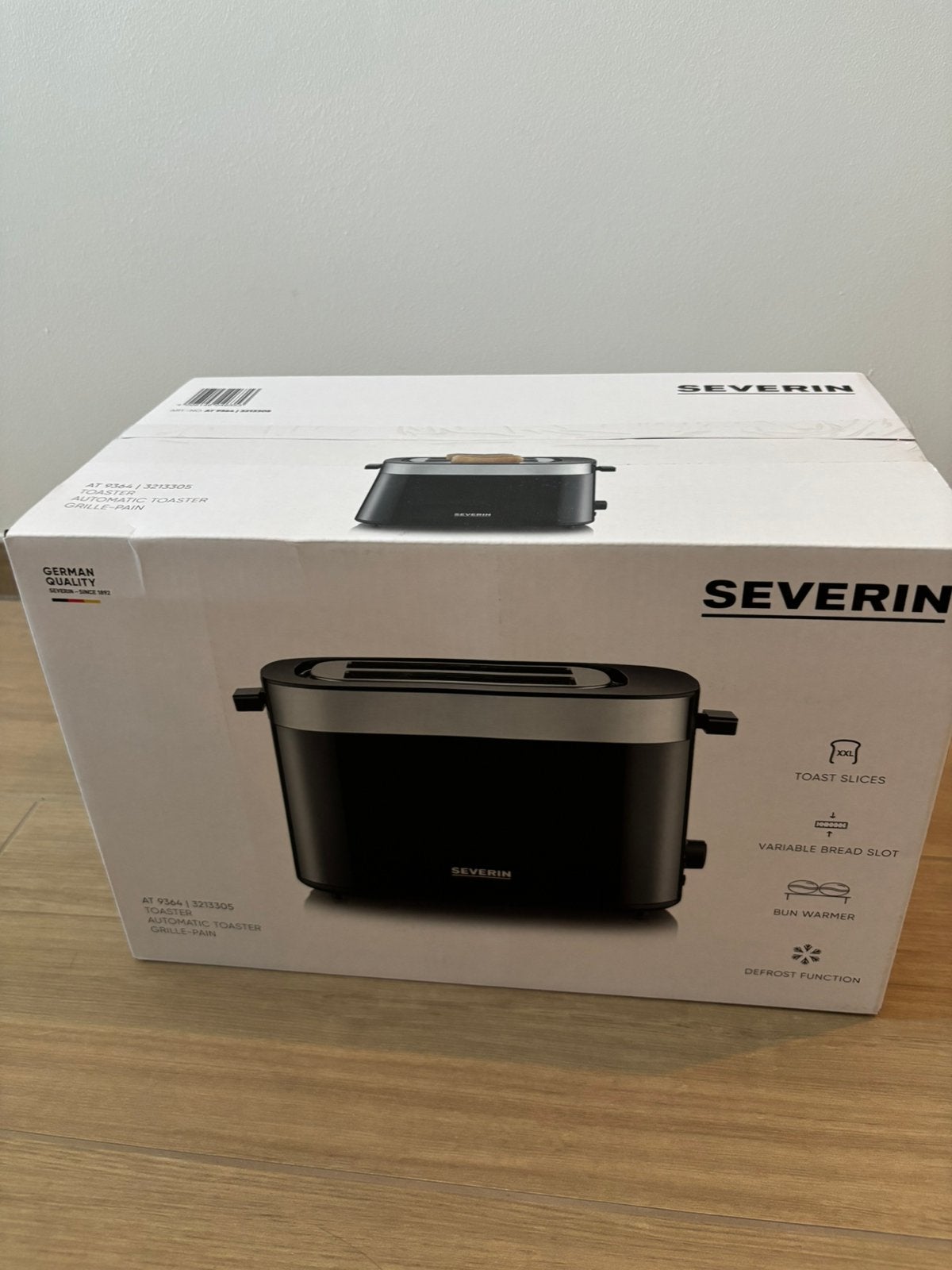 Severin toaster - volledig nieuw !, Electroménager, Enlèvement, Neuf