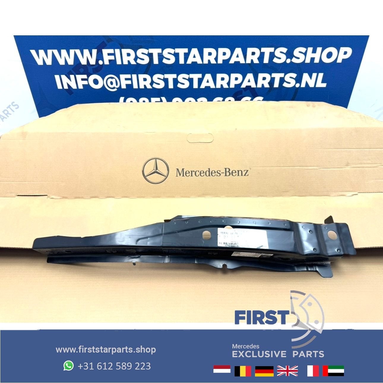 W206 S206 AMG CHASSIS BALK C KLASSE A2066303002 DEEL LINKS O, Gebruikt, -, Voor, Ophalen of Verzenden