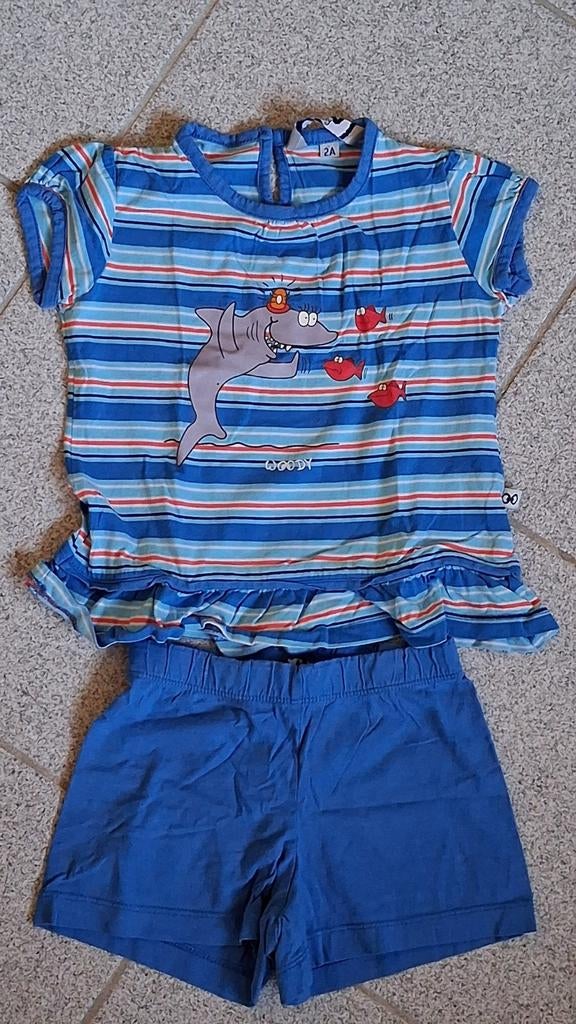 Nachtsetje Woody maat 86, Kinderen en Baby's, Babykleding | Maat 86, Nacht- of Onderkleding, Jongetje of Meisje, Ophalen of Verzenden