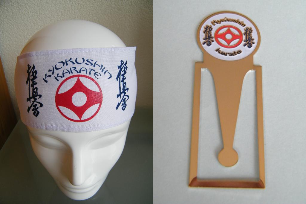 kyokushin karate bandana hoofddoek boekenlegger bookmark, Sport en Fitness, Vechtsporten en Zelfverdediging, Ophalen of Verzenden